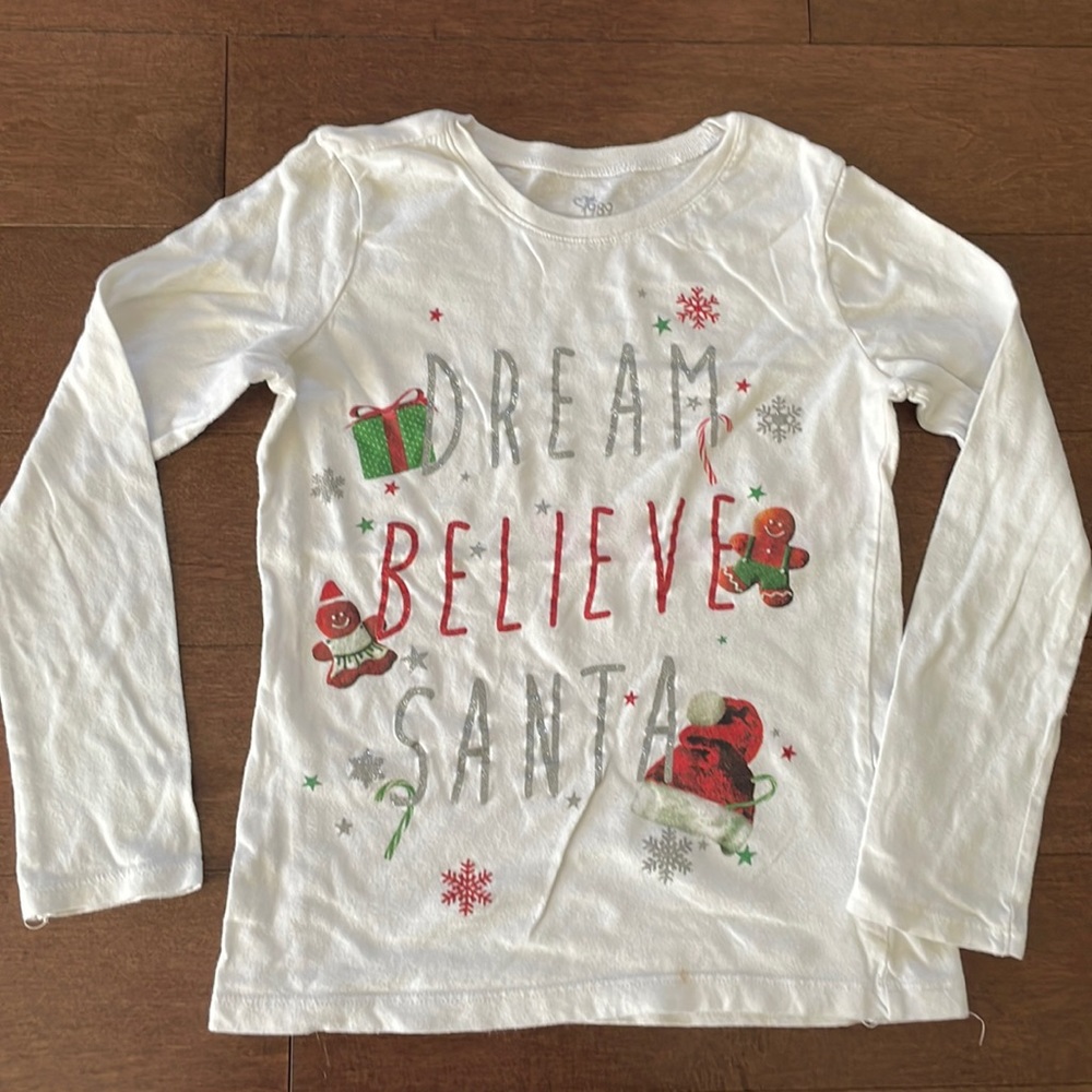 Dream Believe Santa top